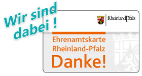 Wir machen mit bei der Ehrenamtskarte in Rheinland-Pfalz