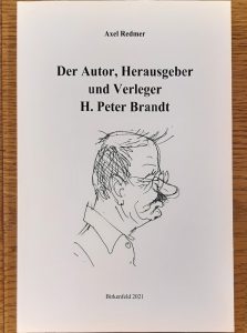 Bucheinband mit einer Karikaturzeichnung von H.Peter Brandt und dem Buchtitel